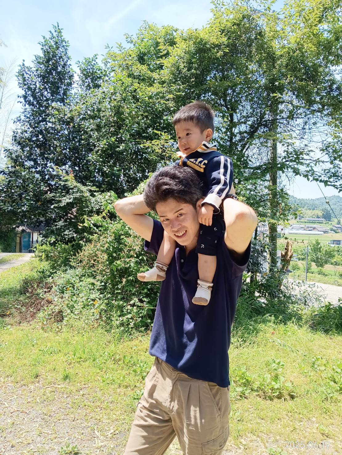 公貴さんとお子さん