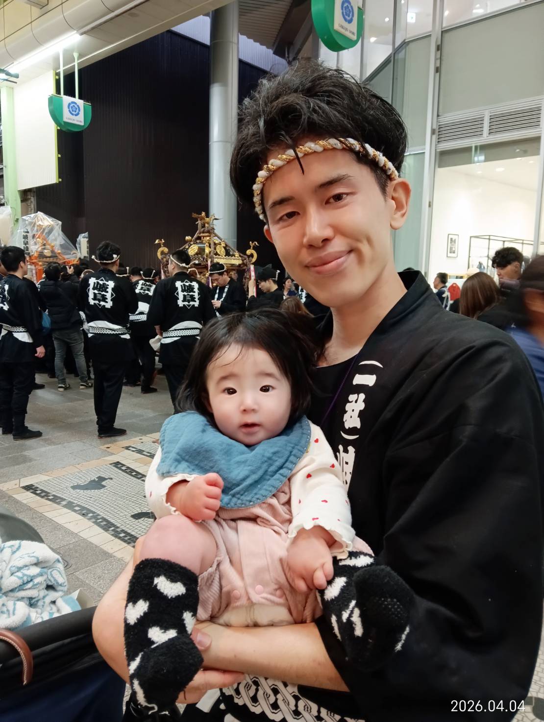 公貴さんとお子さん