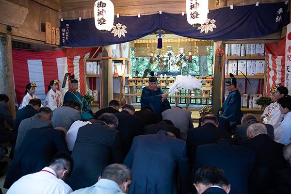 例大祭の様子